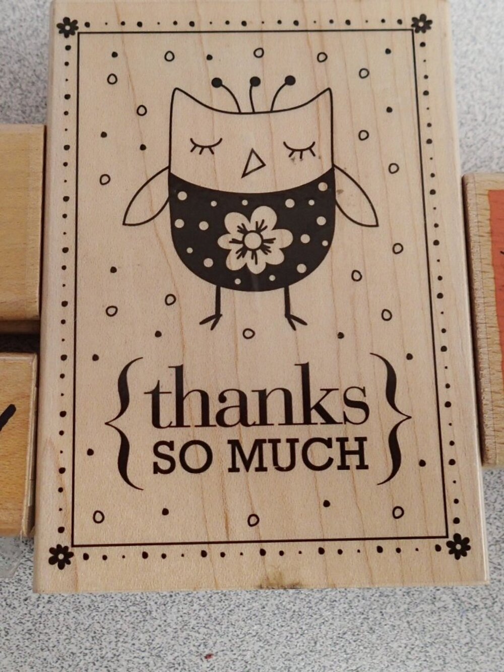 Thank You / Thanks Set of 4 Stampers